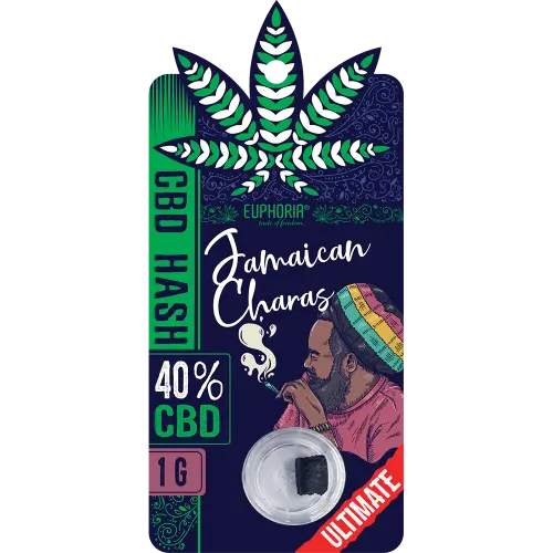 CBD Hash 40% Charas Jamaicanos
