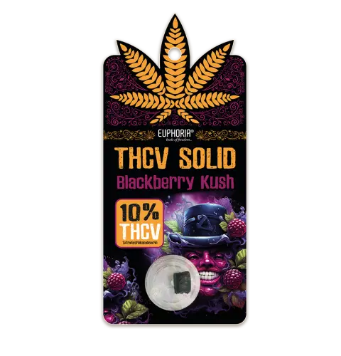 Euphoria THC-V Solid 10% Blackberry Kush BULK (1 g)