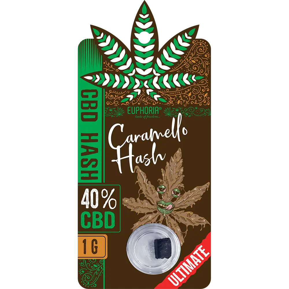 Euphoria CBD Hash 40% Caramelo