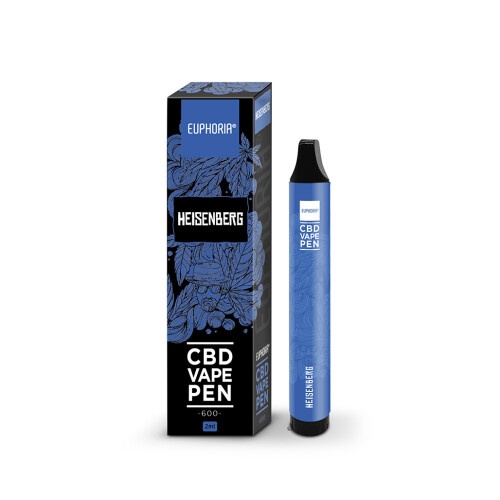 Euphoria CBD Disposable Vape Pen Heisenberg, 2 Ml,Euphoria CBD Disposable Vape Pen Heisenberg, 2 Ml