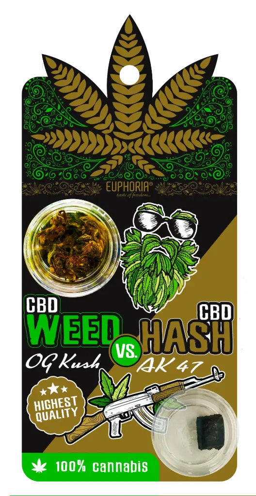 CBD Weed OG Kush vs CBD Hash AK 47