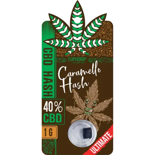 [53402] Euphoria CBD Hash 40% Caramelo