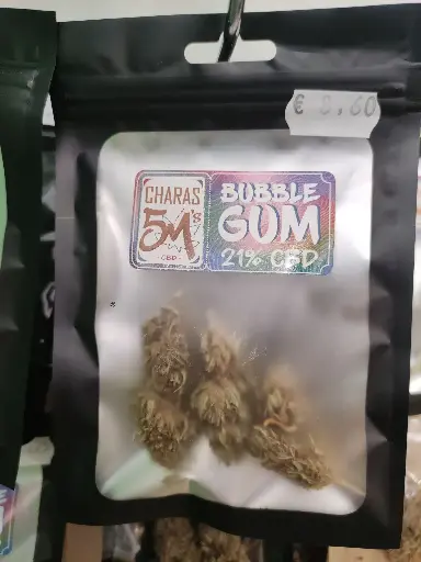 [2222222222826] BUBBLE GUM 21% CBD 2 GR