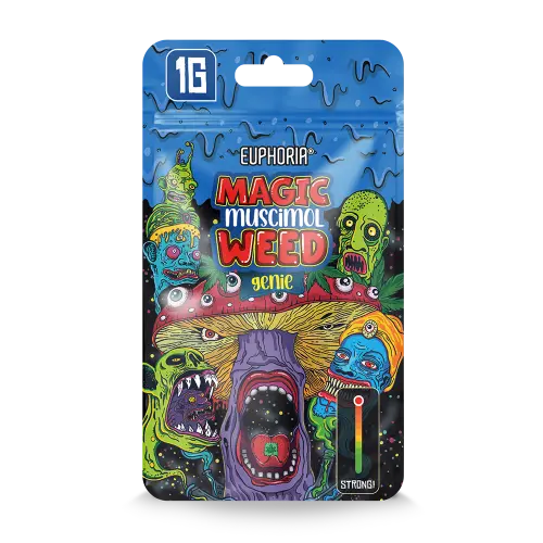 [8594196141118] Euphoria Magic Muscimol Weed - Genie (1 g) - Muscimol Flowers