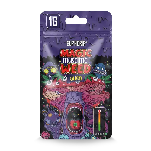 [8594196141125] Euphoria Magic Muscimol Weed - Alien (1 g) - Muscimol Flowers
