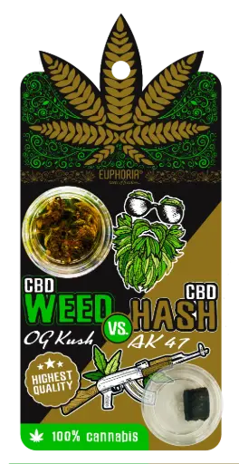 CBD Weed OG Kush vs CBD Hash AK 47