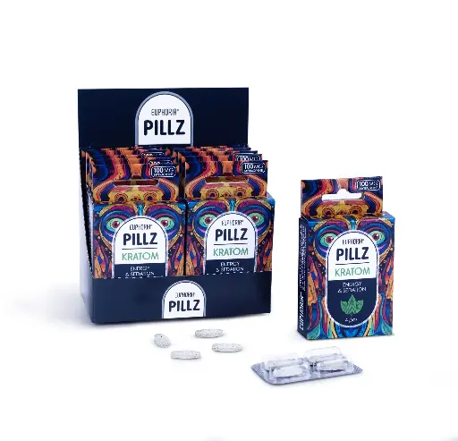 [8594196141439] Euphoria PILLZ - Kratom